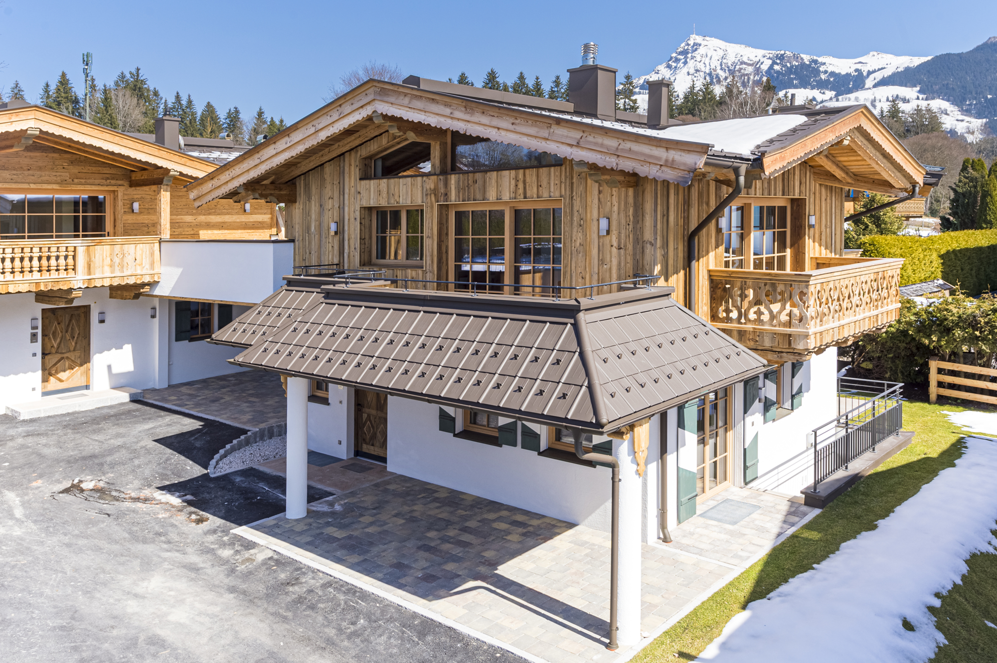 Chalet-Ensemble  am Schwarzsee von Kitzbühel