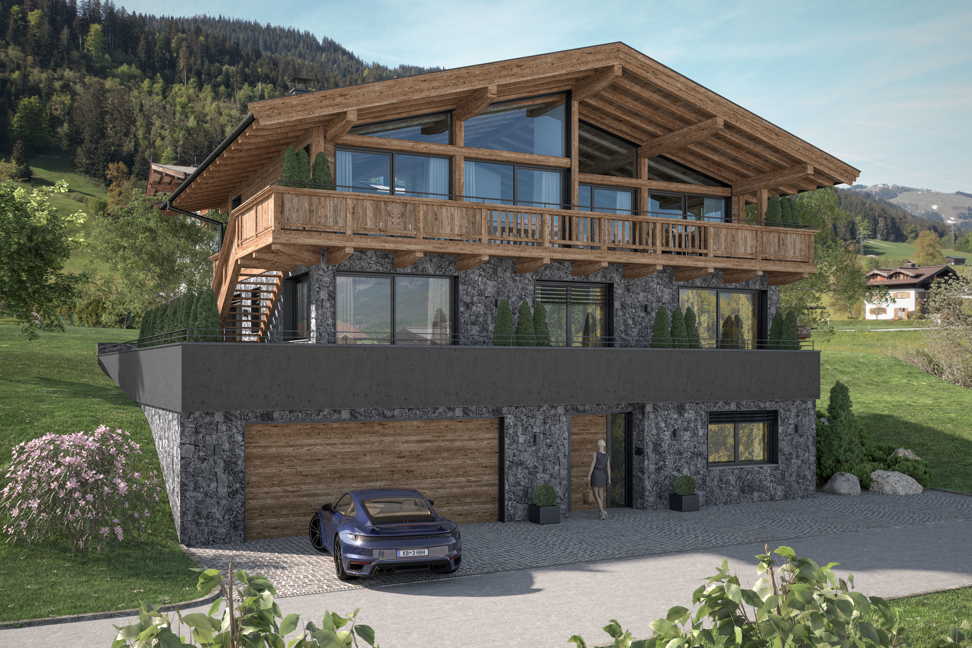 Genehmigtes Chalet-Bauprojekt in Bestlage von Going am Wilden Kaiser